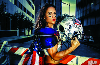 Illustration for article titled Female Running Back Tackled Multiple Times In Men's Pro Football Game