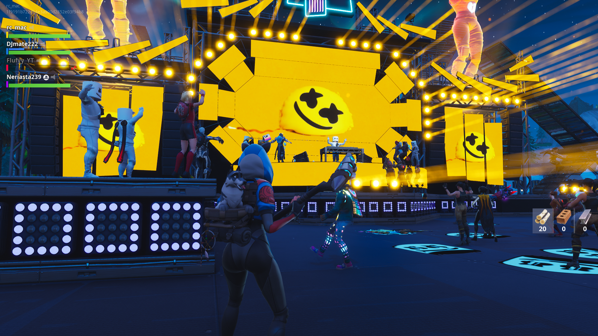 fortnite had an in game marshmello concert and it was actually pretty great - ninja 71 kill game fortnite