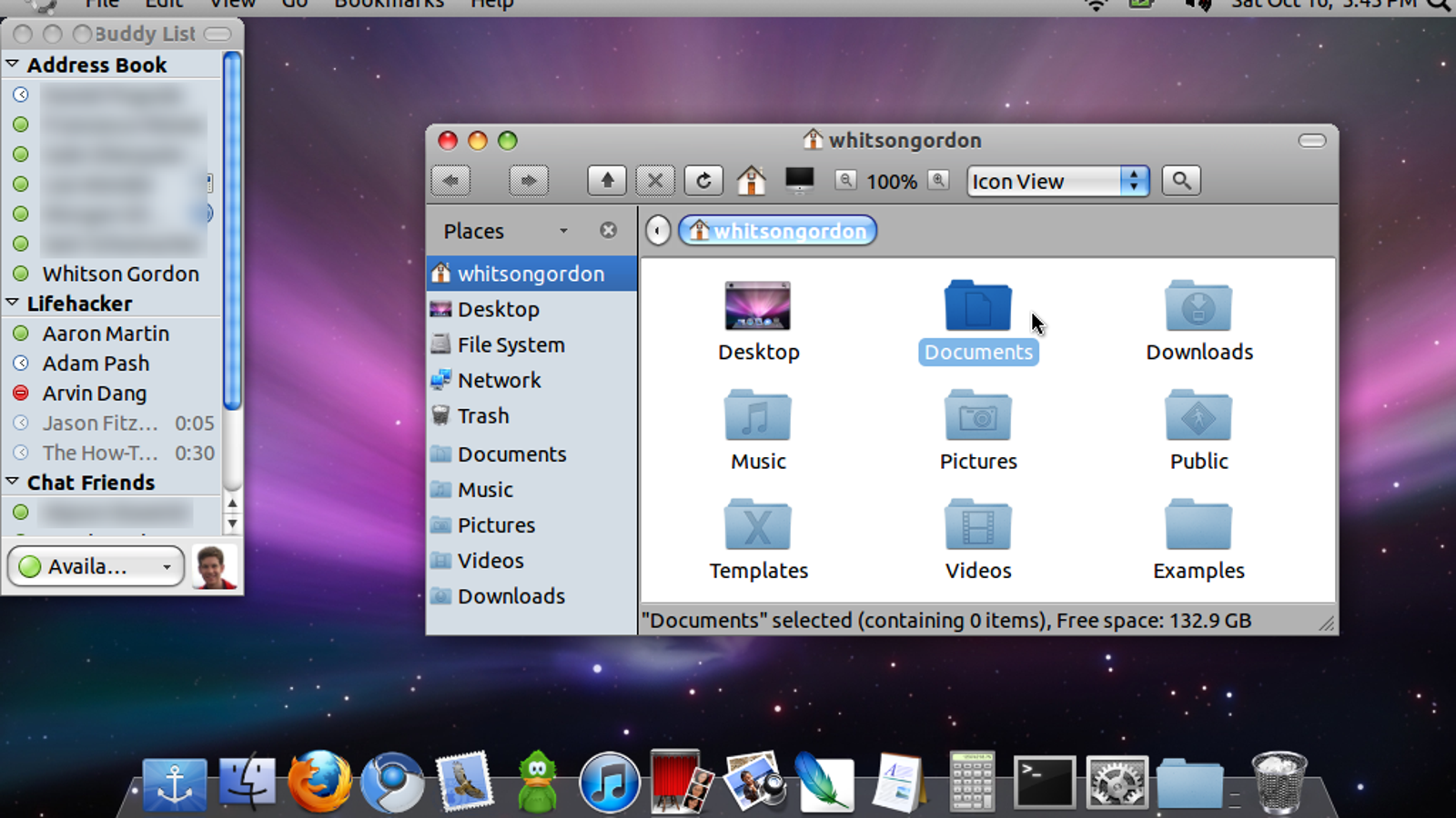 get mac on linux