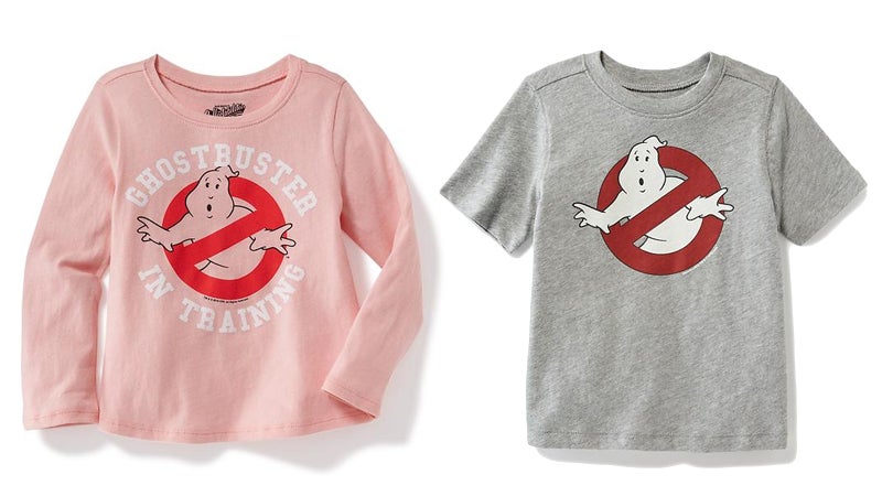 To Old Navy, Toddler Boys Are Ghostbusters and Toddler Girls Are 'Ghostbusters In Training'