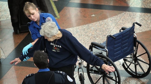 Image result for tsa strip search old lady
