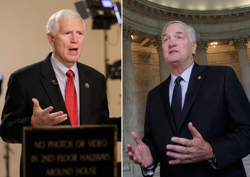 Rep. Mo Brooks; Sen. Luther Strange (J. Scott Applewhite/AP Images)