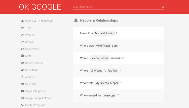 Learn New Google Now Commands With OK Google