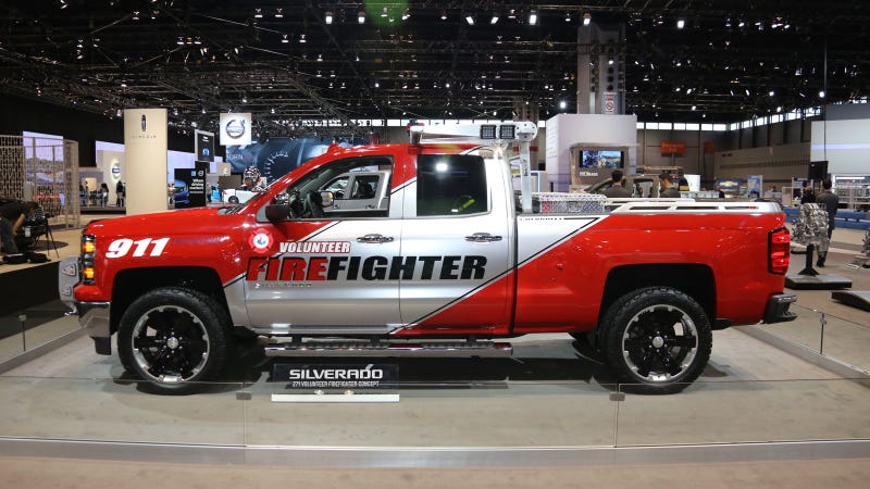 Illustration for article titled Chevy Should Go Ahead And Start Selling That Firefighter Silverado