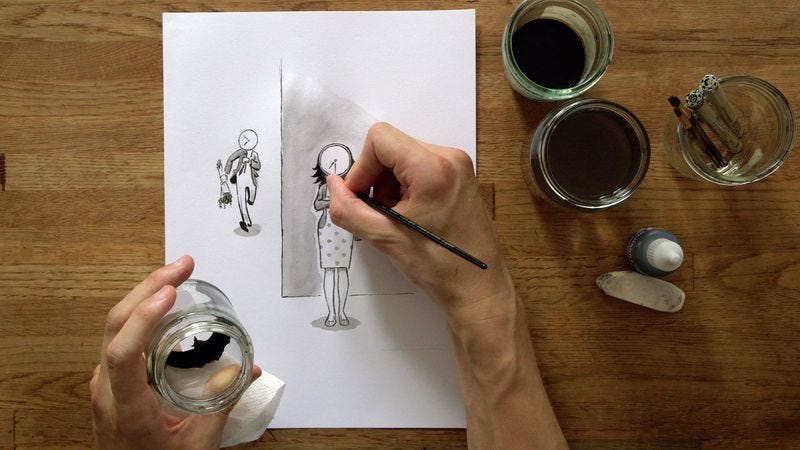 Illustration for article titled HBO doc Very Semi-Serious explains how cartoons make it into The New Yorker