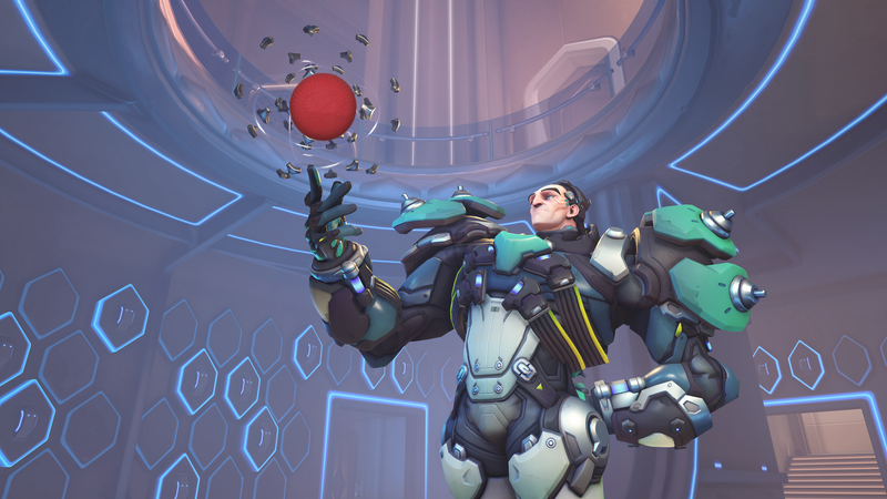 Illustration for article titled New Overwatch Custom Mode Turns Sigma Into A Dodgeball Player