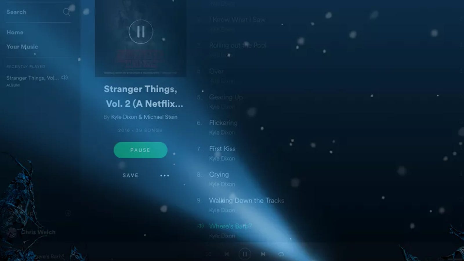 what is spotify stranger things mode