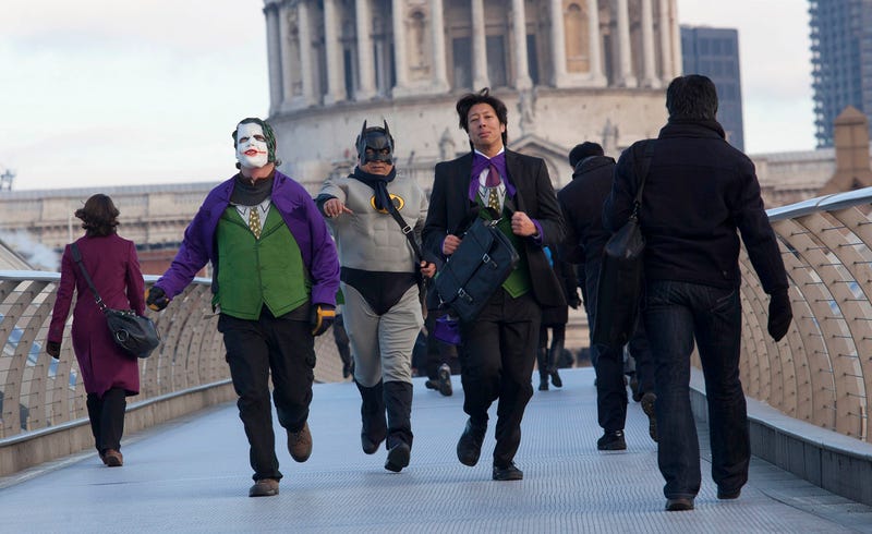 Illustration for article titled Real Life Gotham City Impostors Looks More Entertaining Than the Game