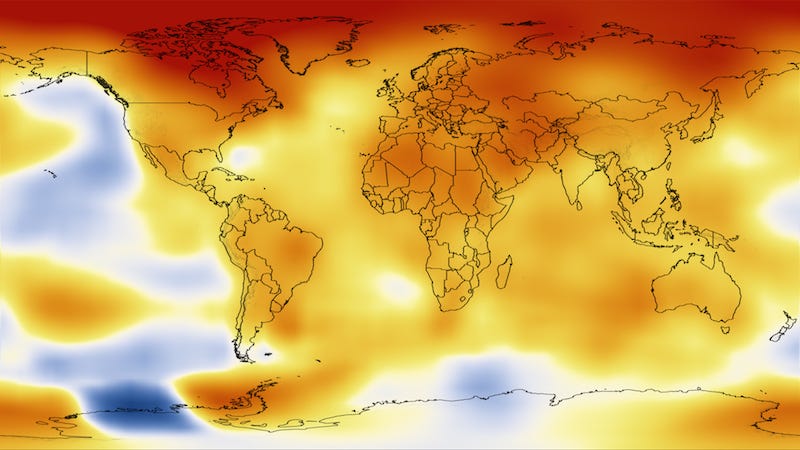 Temperature map / NASA