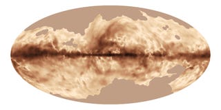 Illustration for article titled The Strangest Visualization Of The Milky Way We've Ever Seen