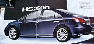 Illustration for article titled Lexus HS250h: New Hybrid-Only Lexus Sedan