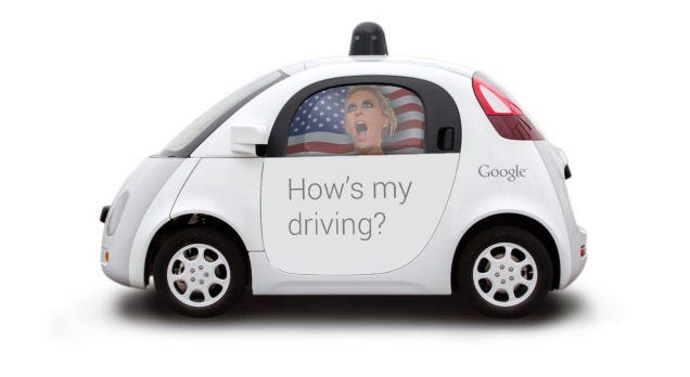 photo of Your Best Efforts to Decorate Google's Self-Driving Car image