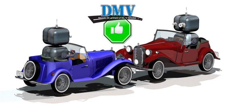 Illustration for article titled Google's Autonomous Car Passed The Nevada Driving Test With Some Help