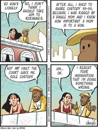 Illustration for article titled Candorville Comic: Custody