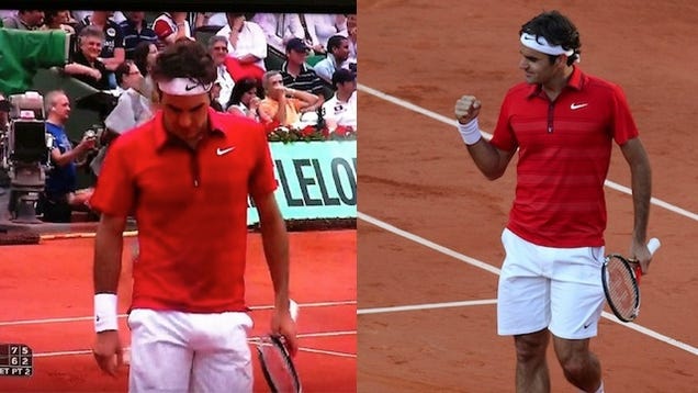 OK, We'll Ask: What's Going On With Roger Federer's Magic Bulge?