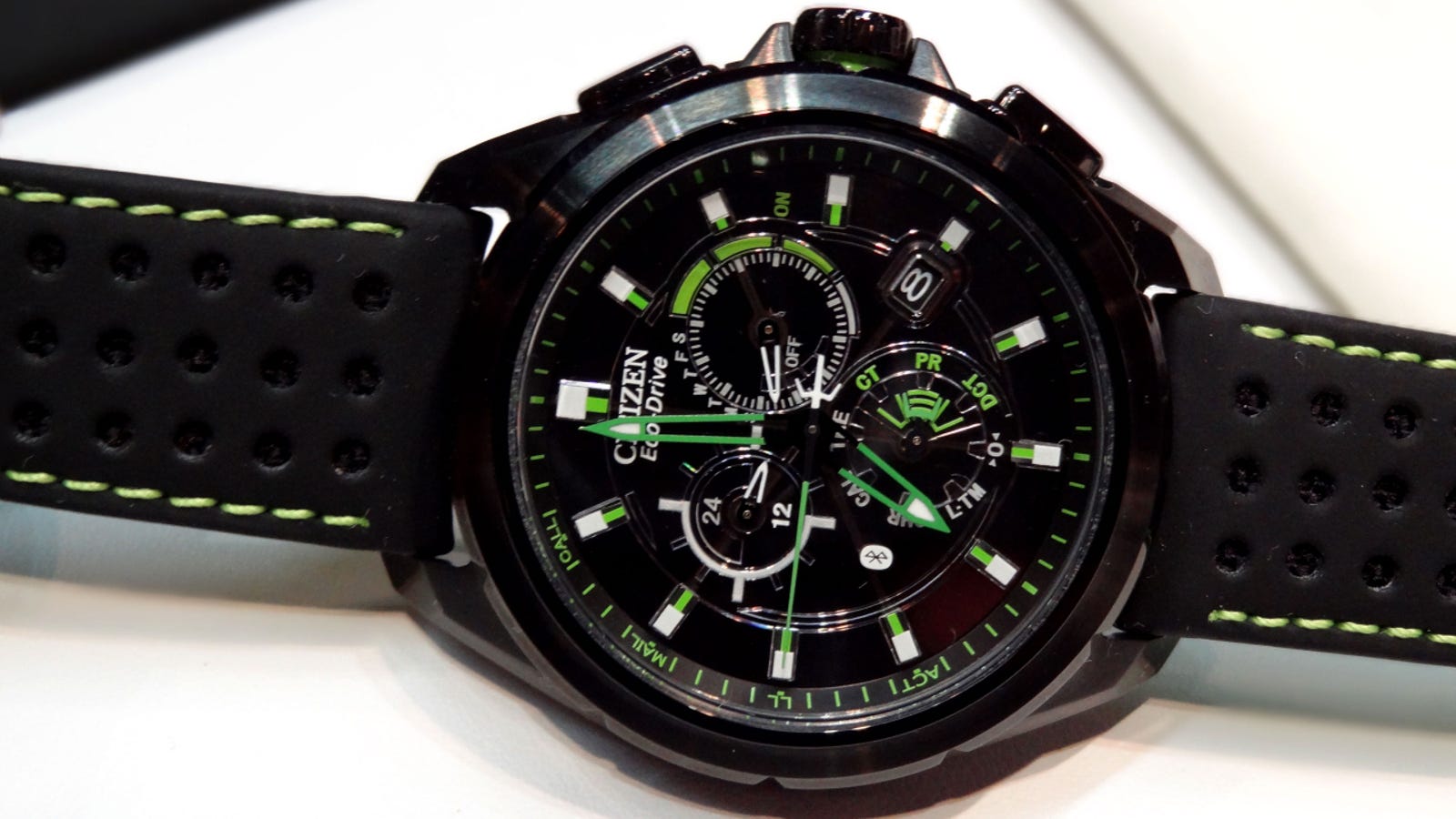 wearing a smartwatch and a regular watch