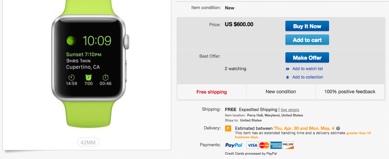 apple watch 5 ebay