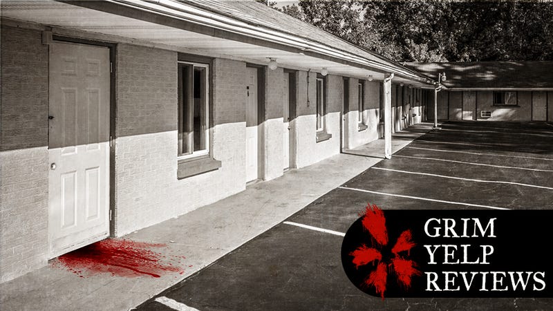 Illustration for article titled 'Large Blood Stain on Carpet:' The Bleakest Motel Reviews on Yelp