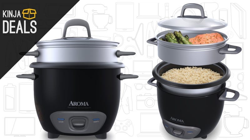 Illustration for article titled This $15 Rice Cooker Doubles As a Steamer