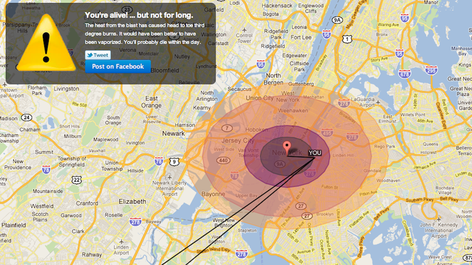 Check If Your House Will Be Vaporized in a Nuclear War