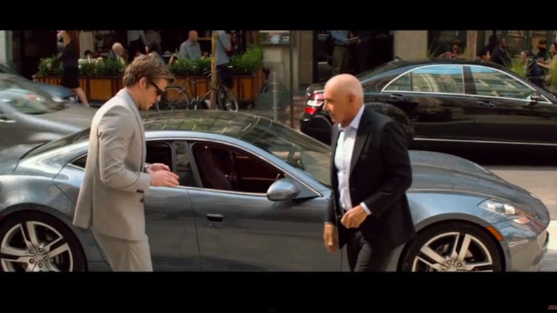 Illustration for article titled The Fisker Karma Gets Some Strange Product Placement In Paranoia