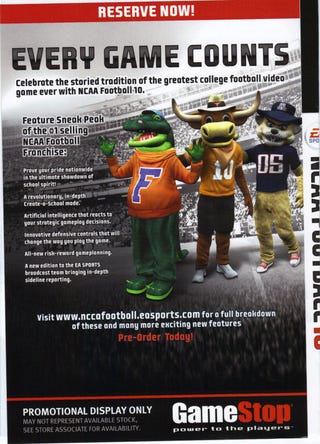 Create-a-School Returns to NCAA Football