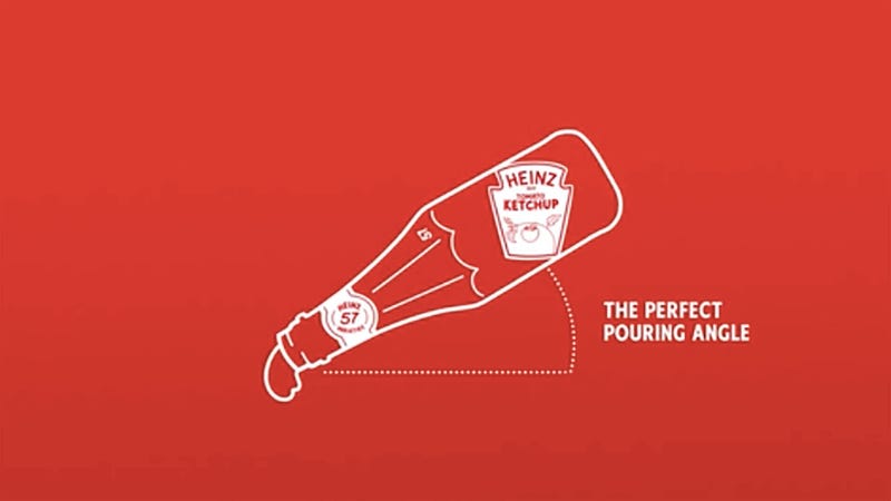 Illustration for article titled Heinz Canada invents bottle that helps you pour ketchup