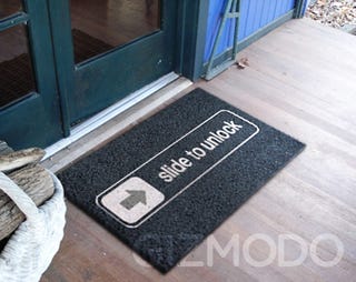 Slide To Unlock Iphone Doormat