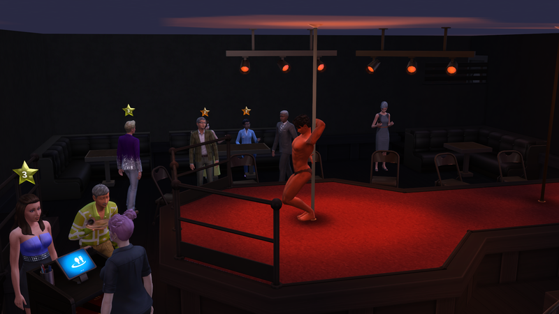 the sims 4 stripper career