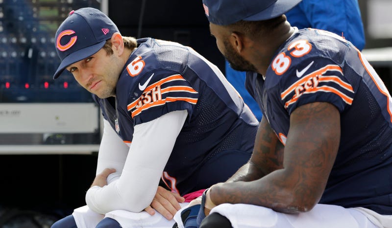 Illustration for article titled Report: Brandon Marshall Called Out Jay Cutler In Bears' Locker Room
