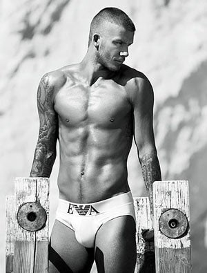 Illustration for article titled David Beckham's New Armani Ad: Yes.