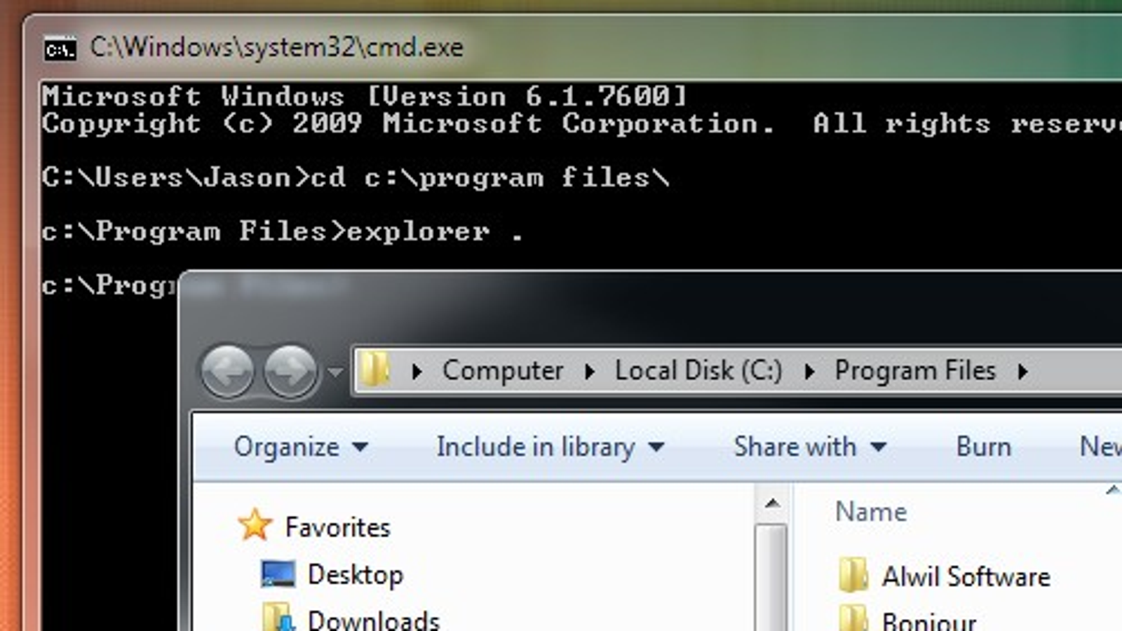 where is the program files on mac