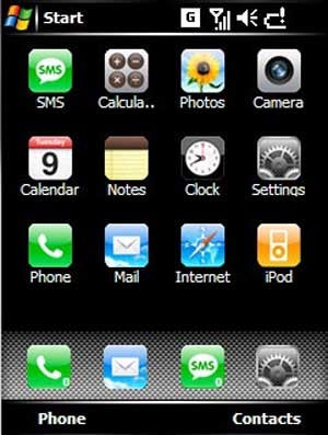 Illustration for article titled iPhone Skins For Windows Mobile and Palm Available, Apple's Angry