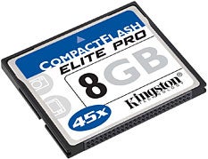 Illustration for article titled Kingston 8GB CompactFlash Elite Pro