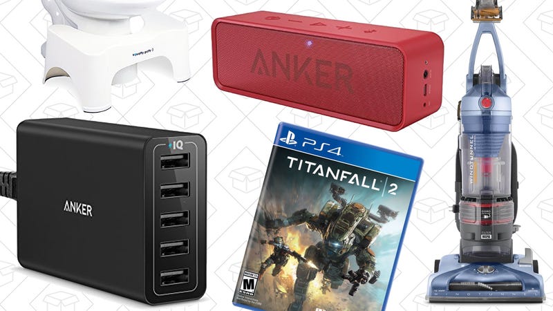 Illustration for article titled Today's Best Deals: Anker SoundCore, Squatty Potty, Titanfall 2, and More