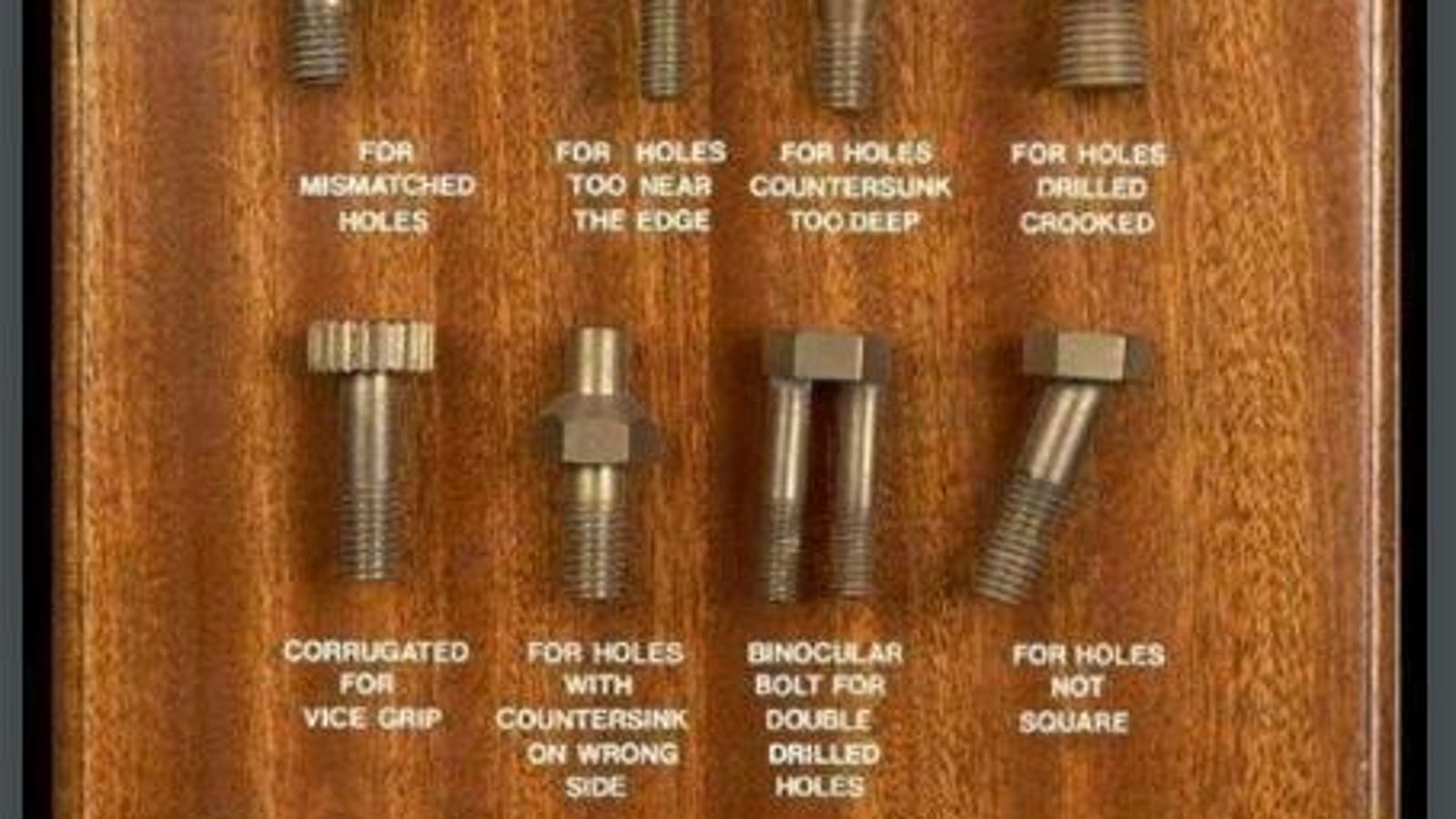 Hayes Special Fastener Specifications