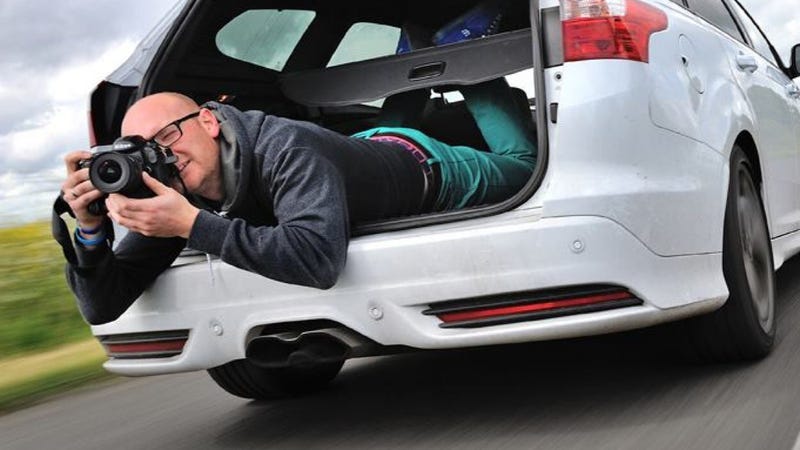 Illustration for article titled The Most Bonkers Car Photographer