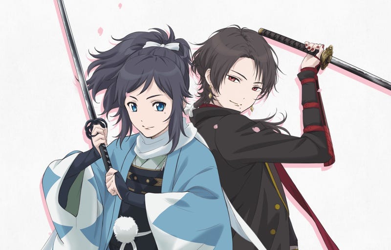 Illustration for article titled Touken Ranbu: Hanamaru Anime will come in October 2