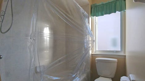 This Inflatable Curtain Gives You More Room In A Bathtub Shower