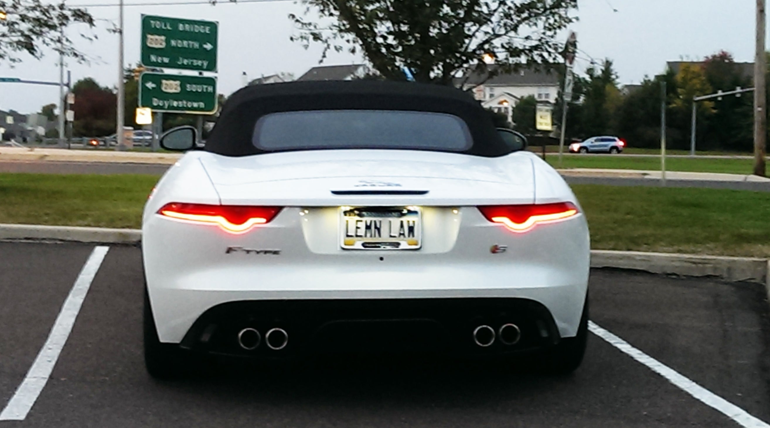 Best Jaguar F-Type License Plate Yet!