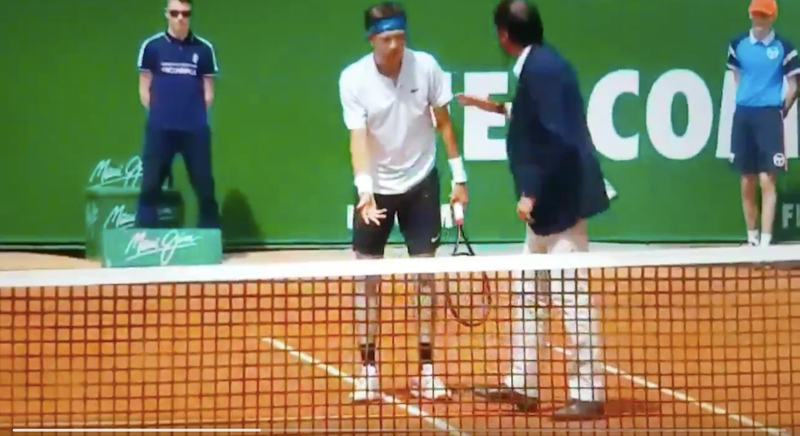 Tennis Player Screams In Chair Umpire's Face During Overgrown Tantrum