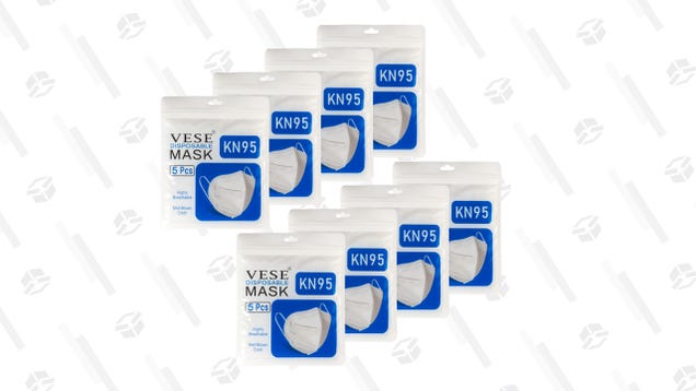 Safety Is Sexy, So Get a 60-Pack of Vese KN95 5-Layer Masks For Just $29