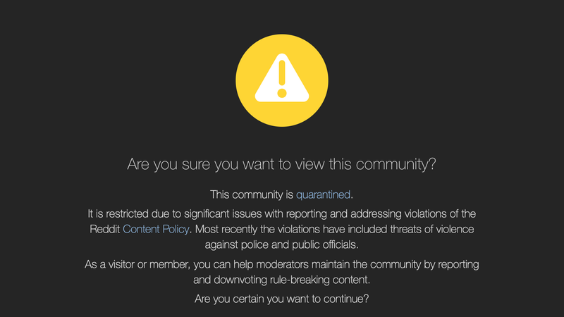 Illustration for article titled Reddit Quarantines Its Biggest Pro-Trump Community