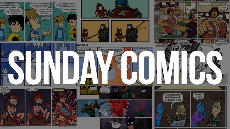 Illustration for article titled Sunday Comics: Canon Fodder