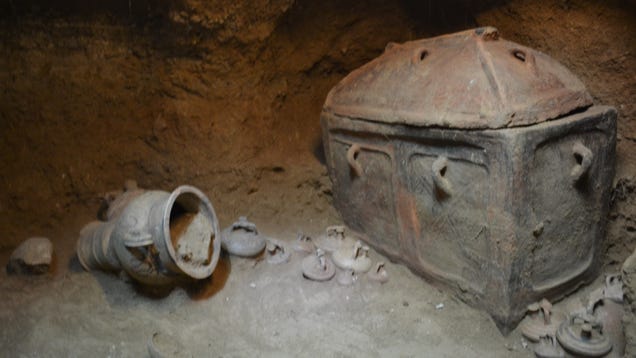 Greek Farmer Discovers 3,400 Year-Old Tomb Beneath His Olive Grove