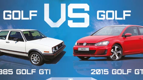 What Do You Want To Know About The 2016 Volkswagen Gti This 1985 Gti Vs 2017 Chart Shows How Much More Car You Get Today