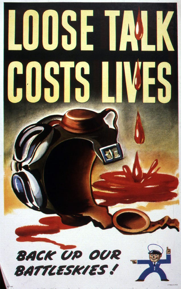 The Best Operations Security Propaganda Posters From World War II