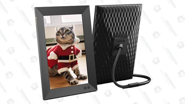 Show off Your Pet in Slideshow Style With the Nixplay 10.1" Smart Picture Frame, Now 36% Off