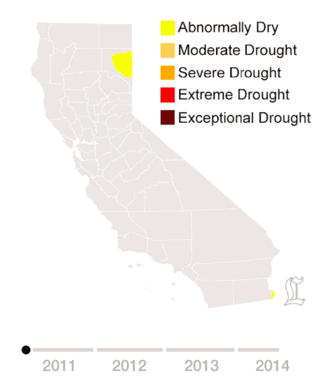 Just How Bad Is California's Drought? Here's A Scary, 10-Second Answer.