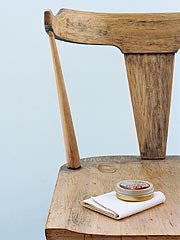 shoe polish on furniture